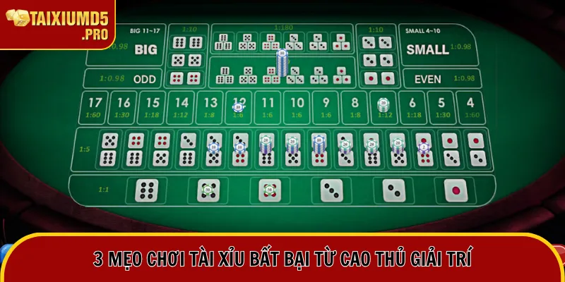 Cách Chơi Tài Xỉu - Tổng Hợp Luật Chơi Sicbo Chi Tiết 3 3 mẹo chơi tài xỉu bất bại từ cao thủ giải trí