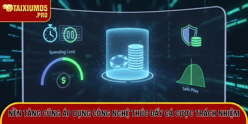 Chơi Có Trách Nhiệm 5 Nền tảng cũng áp dụng công nghệ thúc đẩy cá cược trách nhiệm